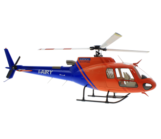 fuselage Helicoptere - taille 470 - AS350  nouvelle peinture version Kit