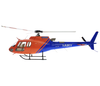 fuselage Helicoptere - taille 470 - AS350  nouvelle peinture version Kit