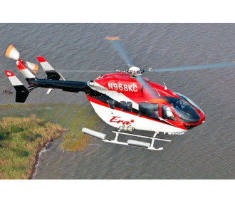600 size EC145 red white blue painting