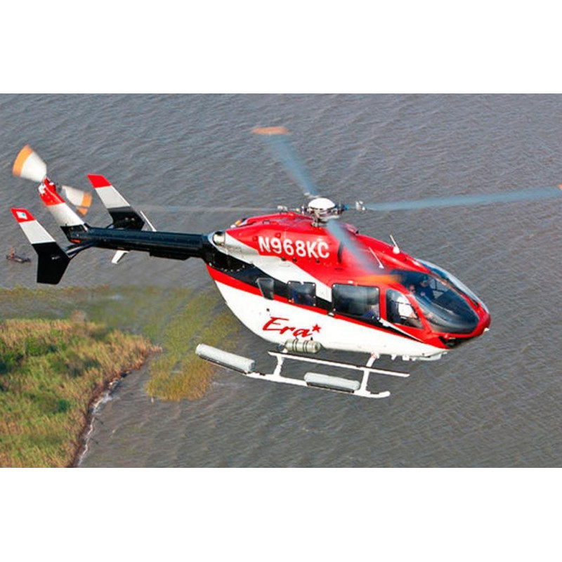 600 size EC145 red white blue painting