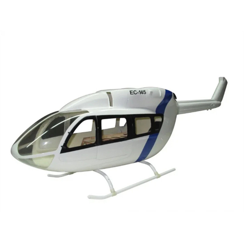 600 size EC145 white blue painting