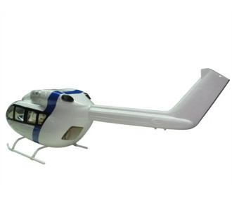 Fuselage Helicoptere Classe 600 - EC145 white blue painting