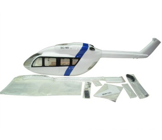 Fuselage Helicoptere Classe 600 - EC145 white blue painting