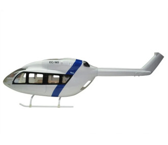 600 size EC145 white blue painting