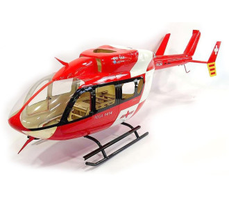 Fuselage Helicoptere Classe 600 - EC145 peinture rouge