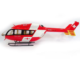 Fuselage Helicoptere Classe 600 - EC145 peinture rouge
