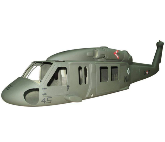 Fuselage Helicoptere Classe 500 - UH-60 peinture militaire