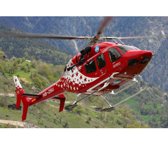 Fuselage Helicoptere classe 600 - B429 Peinture Air Zermatt