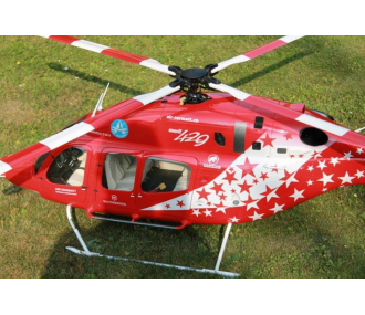 Fuselage Helicoptere classe 600 - B429 Peinture Air Zermatt