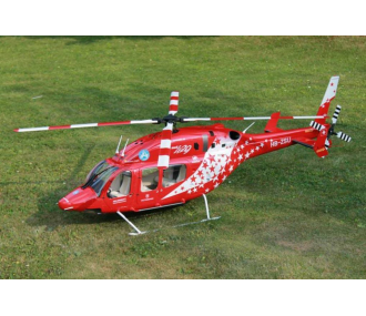 Fuselage Helicoptere classe 600 - B429 Peinture Air Zermatt