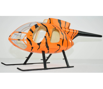 Fuselage Helicoptere 700 - MD500E Peinture Tigre