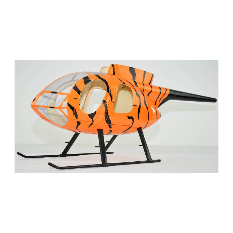 Fuselage Helicoptere 700 - MD500E Peinture Tigre