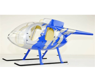 Fuselage Helicoptere Classe 700 - MD500E Peinture Bleue G-Jive