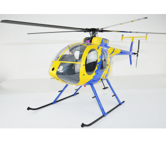 Fuselage Helicoptere Classe 600 - MD500D Peinture Jaune et Bleue