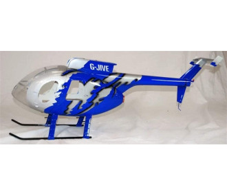 Fuselage Helicoptere Classe 470 - MD500E Peinture Bleue G-Jive