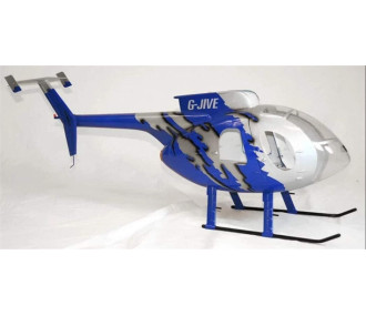 Fuselage Helicoptere Classe 470 - MD500E Peinture Bleue G-Jive