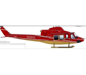 600 dimensioni Bell212 ROSSO GIALLO