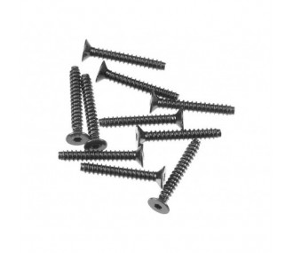 AXIAL AXA0416 Bussola esagonale a testa piatta Blk M2.6x18mm