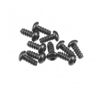 AXIAL AXA0422 Bussola esagonale a bottone autofilettante Hd M2.6x6mm Blk