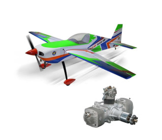 Offre Pack moteur DLE + Avion Phoenix Model Slick 580 Green 120cc GP ARF 2.55m