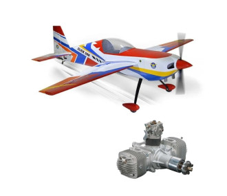 Offre Pack moteur DLE + Avion Phoenix Model Slick 580 RED 120cc GP ARF 2.55m