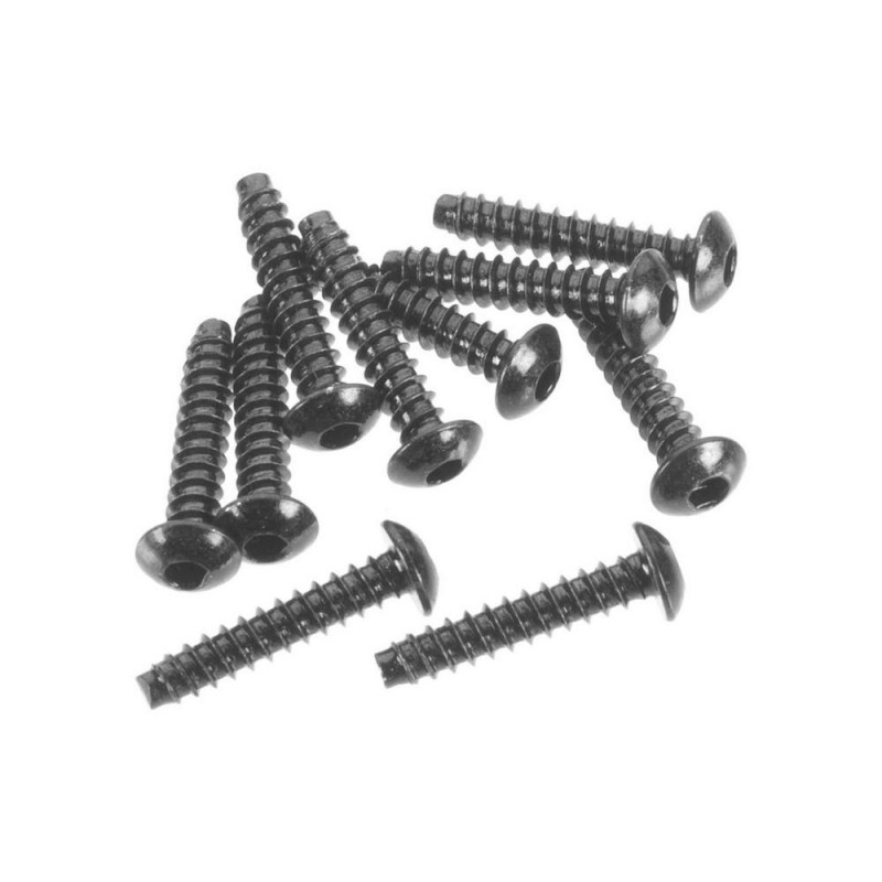 AXIAL AXA0437 Bussola esagonale con testa a bottone M3x15 mm nero