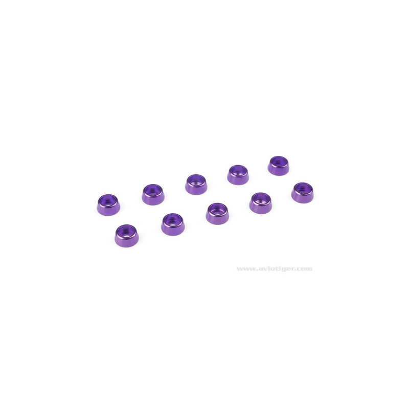 WASHER M2.5 CONIQ SCREW PURPLE