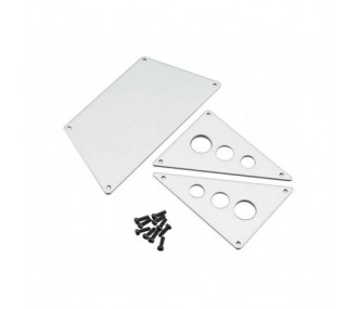 AXIAL AX30530 Front Skid Plates Alum Silver