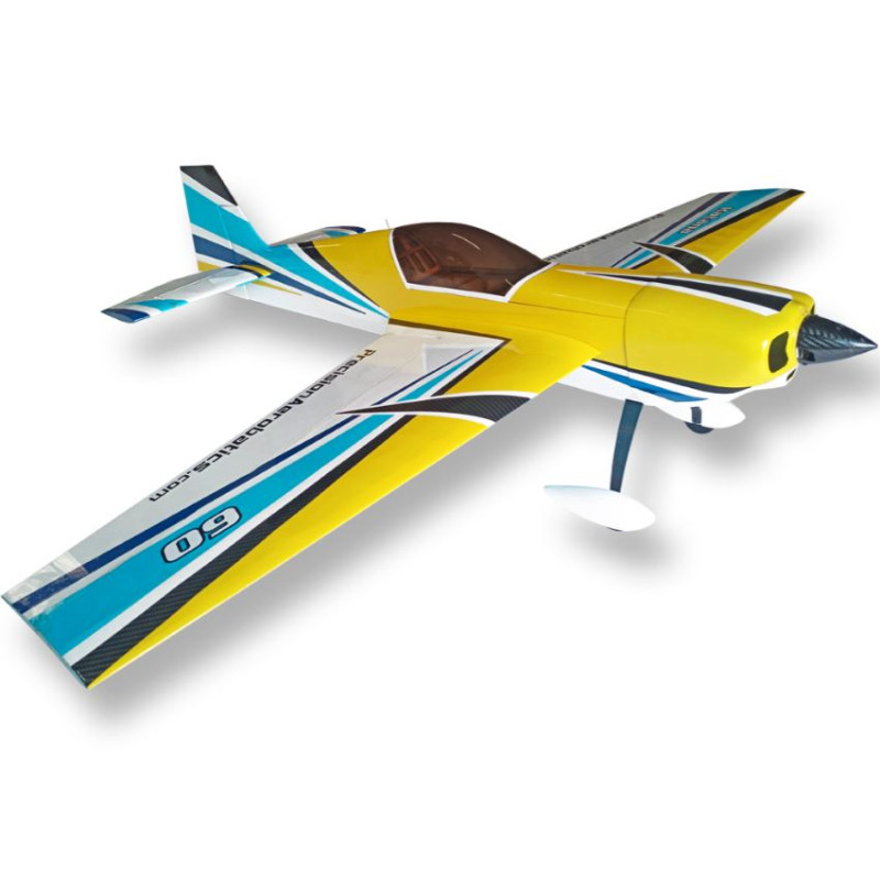 Avión Precision Aerobatics Katana 60 Amarillo ARF aprox.1.60m