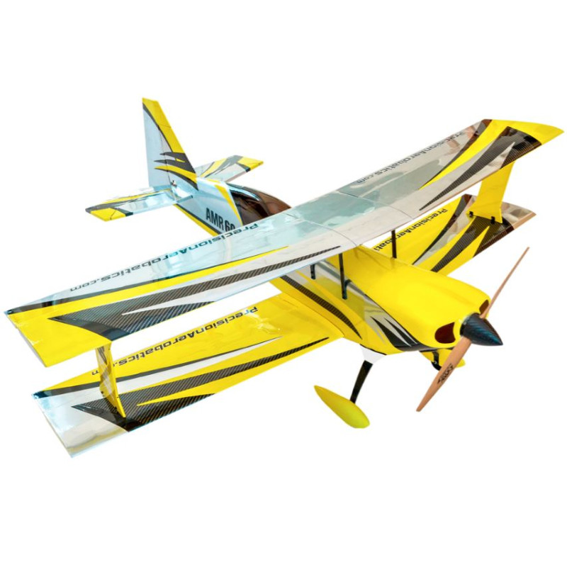 Aircraft Precision Aerobatics Ultimate AMR 60 Yellow & Silver ARF approx.1.3m