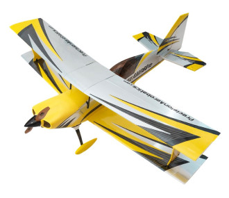 Aeromodello Precision Aerobatics Ultimate AMR 60 Giallo e Argento ARF circa 1,3m