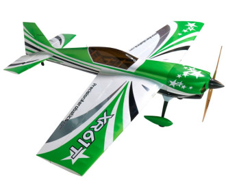 Avión Precision Aerobatics XR 61 T verde ARF aprox.1.55m