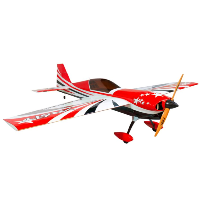 Velivolo Precision Aerobatics XR 61 T rosso ARF circa 1,55m