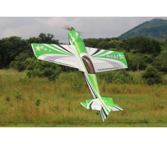 Velivolo Precision Aerobatics XR 61 T verde ARF circa 1,55m