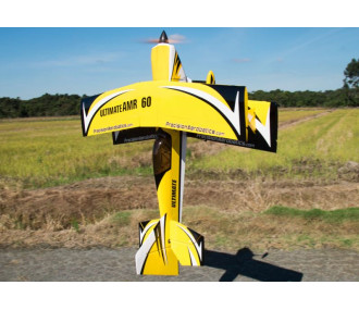 Aeromobili di precisione acrobatici Ultimate AMR 60 V2 giallo ARF circa 1,3m