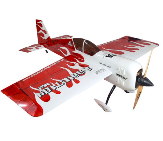 Avion Precision Aerobatics Addiction (V3) rouge ARF env.1.00m - avec LEDs