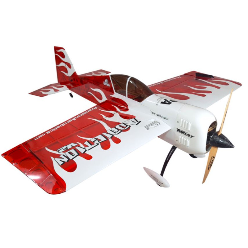 Avion Precision Aerobatics Addiction (V3) rouge ARF env.1.00m - avec LEDs