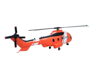 Fuselage Helicoptere Classe 800    225 Orange White Super Puma KIT Version