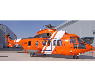 Helicopter Fuselage Class 800 225 Orange White Super Puma KIT Version