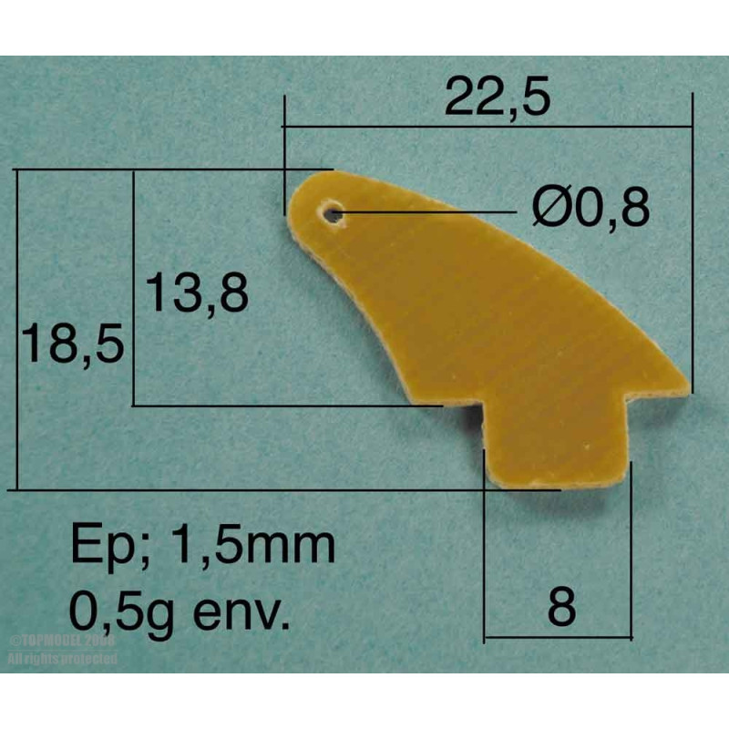 ECOTOP FIBERNSTIFT 22,5x18,5 mm 2St.