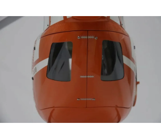 Fusoliera elicottero Classe 800 EC145 T2 Rosso Bianco Versione KIT