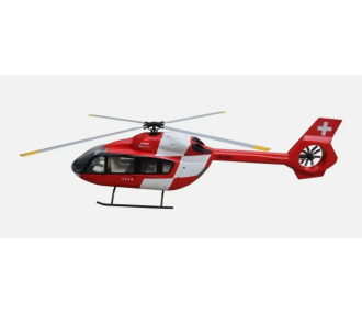 Fusoliera elicottero Classe 800 EC145 T2 Rosso Bianco Versione KIT