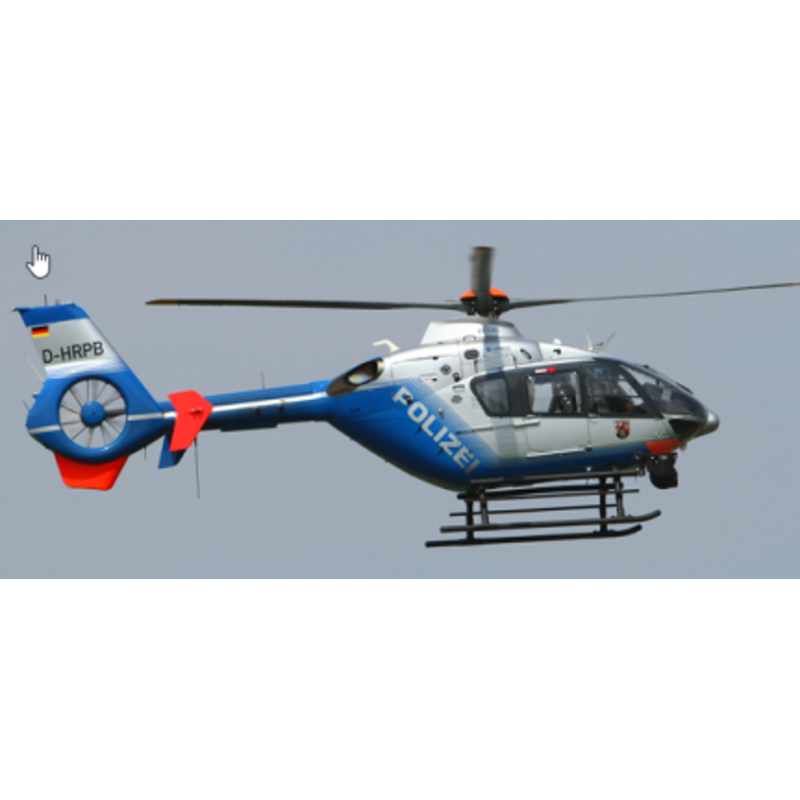 Fuselage Helicoptere Classe 800   EC135 T2 Polizei DE KIT Version