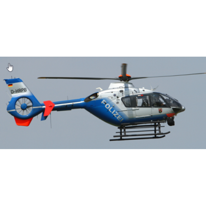 Helicóptero Clase 800 EC135 T2 Polizei DE KIT Version
