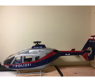 Fuselage Helicoptere Classe 800 EC135 T2 Polizei DE KIT Version