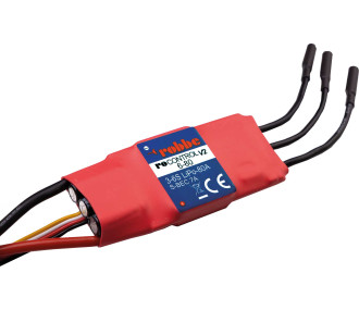 Controlador sin escobillas Robbe RO-Control6 6-80 V2 3-6S-80 (100A) 5V/ 7A Regulador SWITCH BEC
