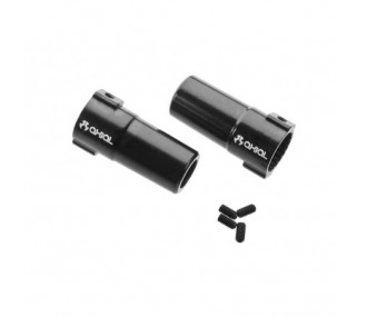 AXIAL AX30789 Aluminum Straight Axle Hub Carrier (2)