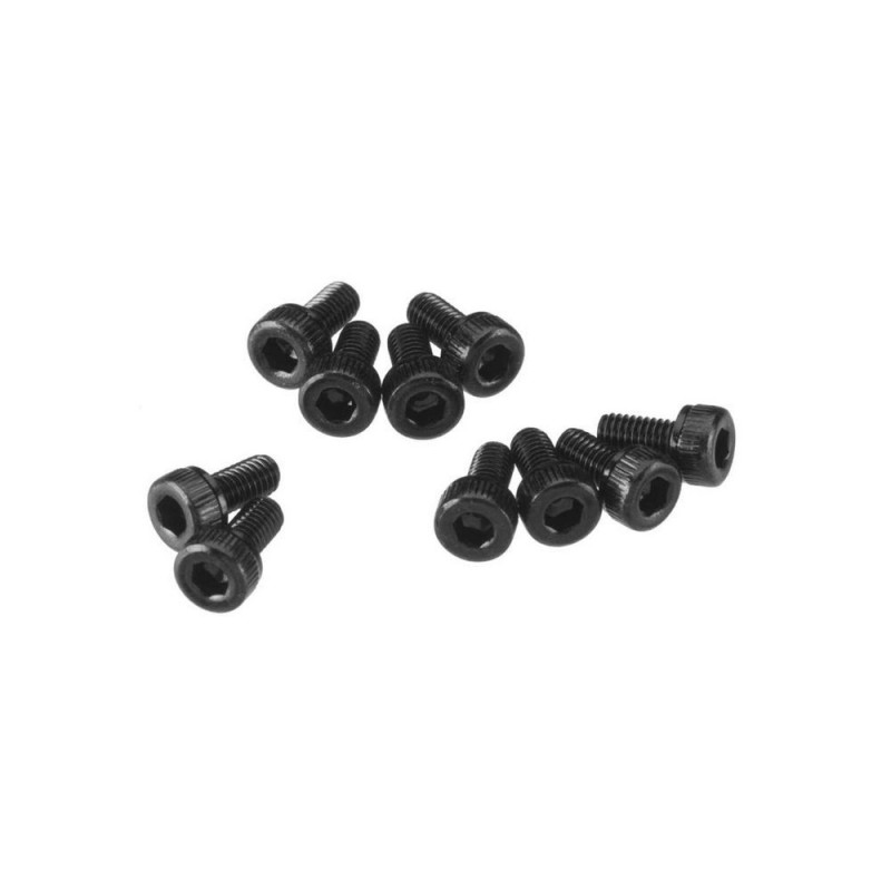 AXIAL AXA083 Cabeza cilíndrica M3x6mm Óxido negro (10)