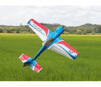 Avion Precision Aerobatics Katana 52 bleu/rouge ARF env.1.32m