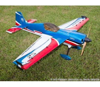 Avion Precision Aerobatics Katana 52 bleu/rouge ARF env.1.32m